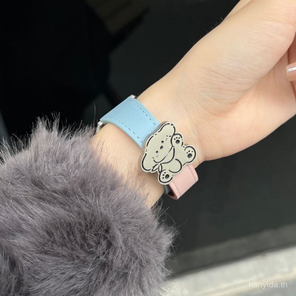 สายหนังแม่เหล็กสำหรับ Apple Watch รุ่น Iwatch10 987654 อัลตร้า/SE