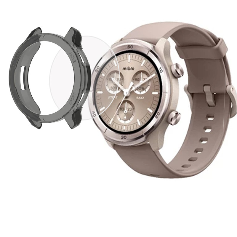 สําหรับ เคส Mibro Watch A3 Case หน้าจอกระจก Protector กรณี TPU สําหรับ Mibro A3 กระจกนิรภัยป้องกันฟิล์มฝาครอบกันชน
