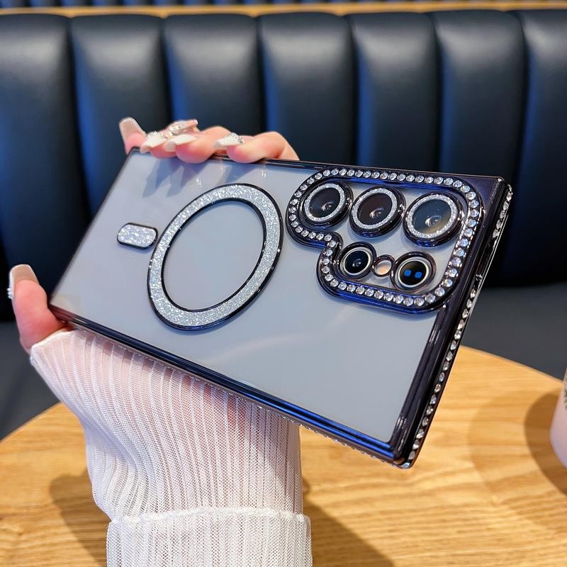 เคสกันกล้อง พร้อมเลนส์กล้อง เคสใส ชาร์จได้ สำหรับ Samsung A26 A36 A56 A16 A55 A06 A17 A07 S24 S25 S23 ultra fe แม่เหล็ก - ภาพย่อย 3