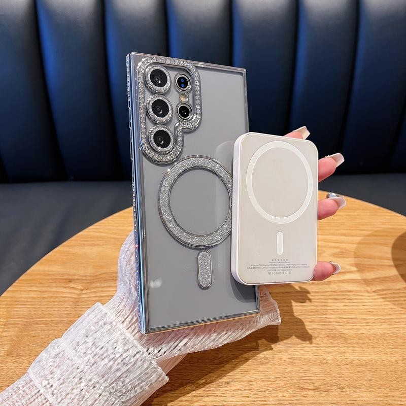 เคสกันกล้อง พร้อมเลนส์กล้อง เคส ชาร์จได้ For Samsung A17 A07 A06 A26 A36 A56 A16 A55 s25fe S24 S25 S23 ultra FE แม่เหล็ก - รูปที่ 5
