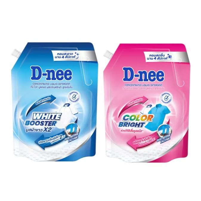D-nee ดีนี่ ผลิตภัณฑ์ซักผ้าสูตรเข้มข้น ขนาด 1200 มล. 1 ถุง
