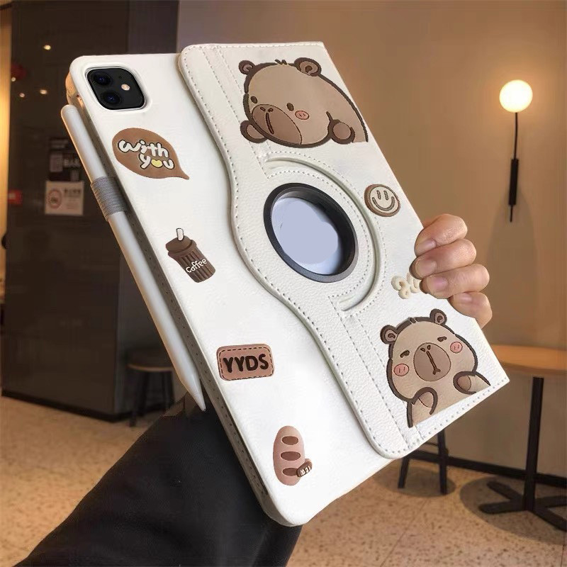 360.เคส หมุนได้ 360° สําหรับ Samsung Tab A11 A9 Plus/Tab A7 lite/Tab S6 lite/Tab S9 FE S9FE S7 S8 A9Plus A11Plus เคสหนัง