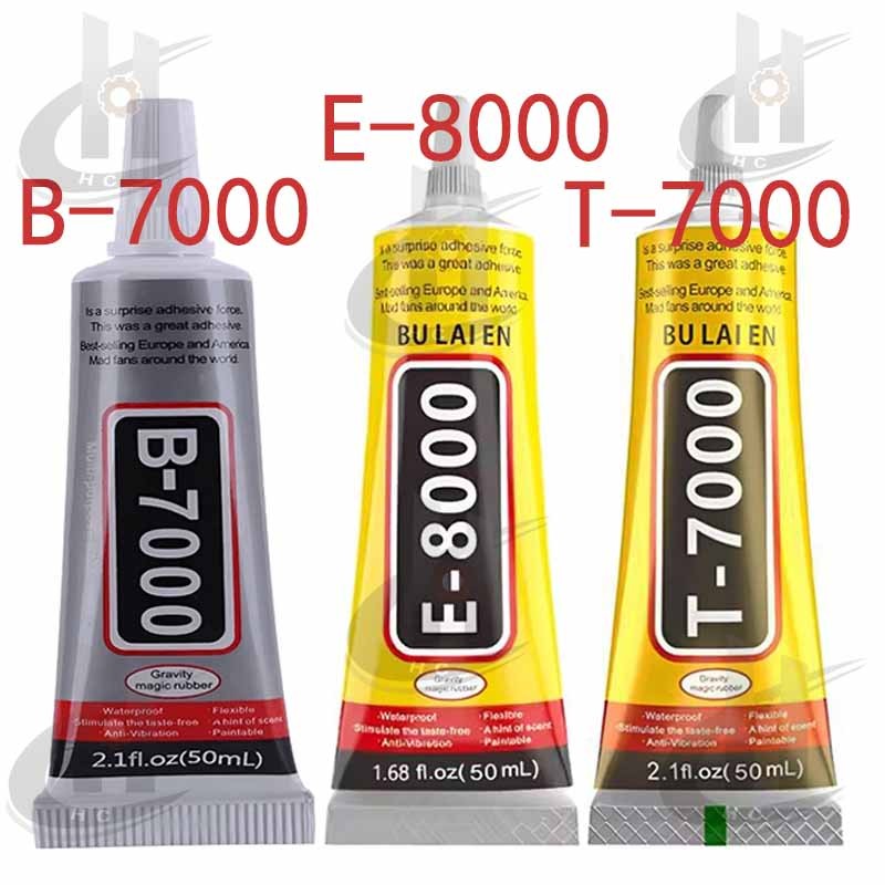 กาวกาวสําหรับซ่อมโทรศัพท์ B-7000 E-8000 T-7000 กาวเหลวอเนกประสงค์ Super กาวพร้อม Pre
