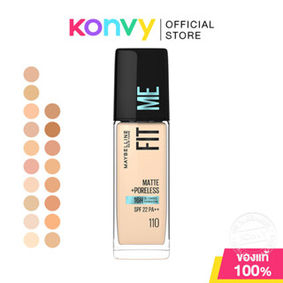 Maybelline New York Fit Me Matte And Poreless Liquid Foundat…