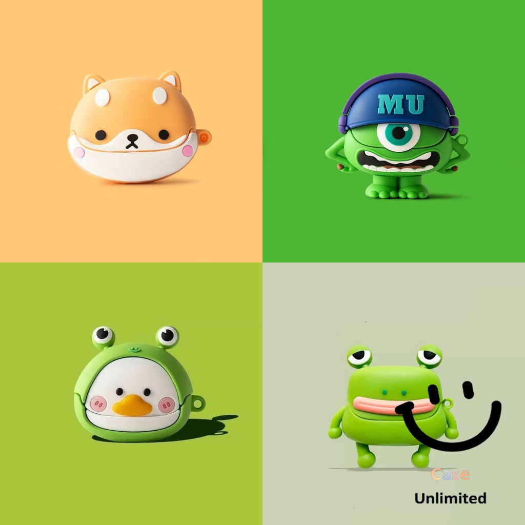 สําหรับ SoundCore K20i เคส Case เคสหูฟังลายเป็ดตาโตชิบะอินุน่ารัก