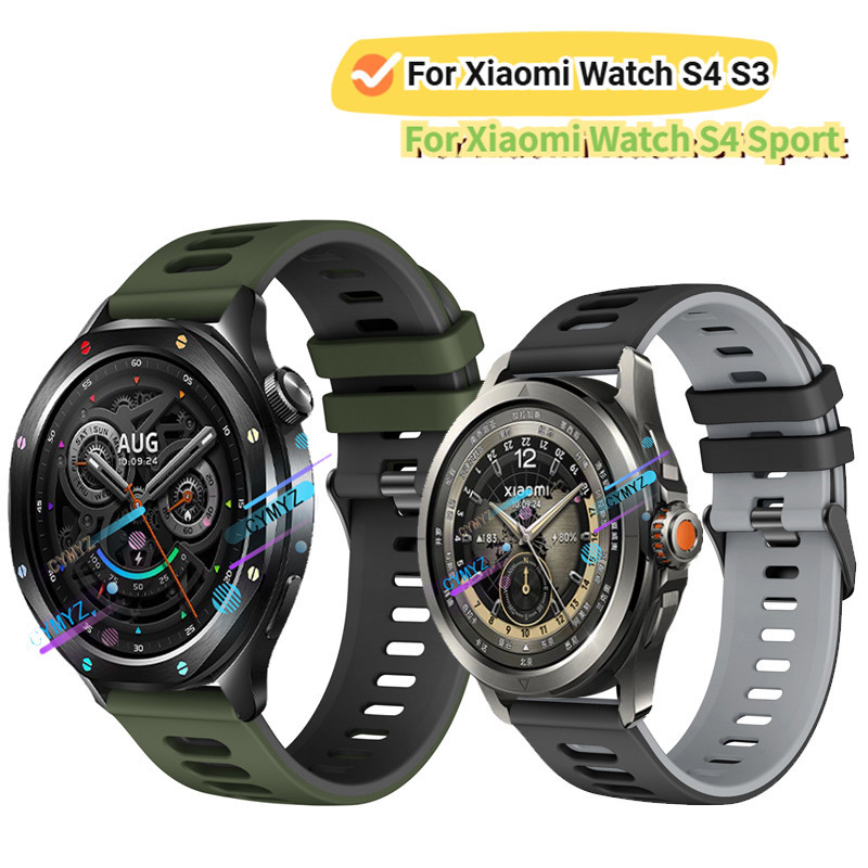 สาย Xiaomi watch S4 สายซิลิโคน Xiaomi watch S3 S4 Sport Strap สายนาฬิกา สายรัดข้อมือกีฬา
