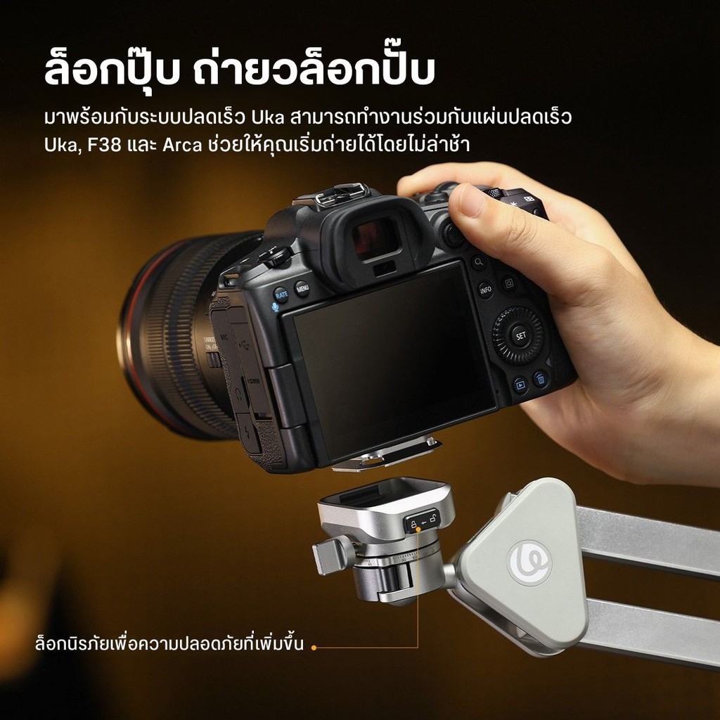 Ulanzi TH04 Overhead Camera Mount ขาตั้งกล้อง ขาตั้งหนีบโต๊ะ DSLR แบบ Top View ถ่าย Overhead Shot