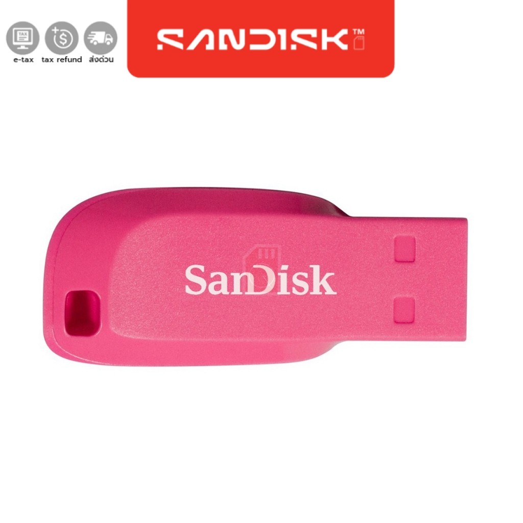 SanDisk CRUZER BLADE 32GB FLASH DRIVE (SDCZ50C_032G_B35PE)  แฟลชไดรฟ์  รับประกัน Synnex 5 ปี