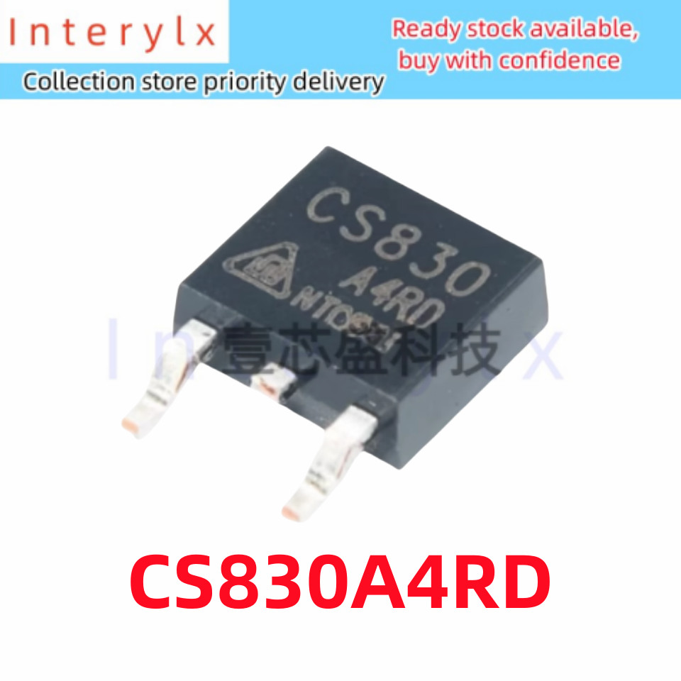 5 ชิ้น/ล็อตยี่ห้อใหม่ CS830A4RD CS830 CS830A 5A 500V LCD Power Chip Field Effect Tube TO-252