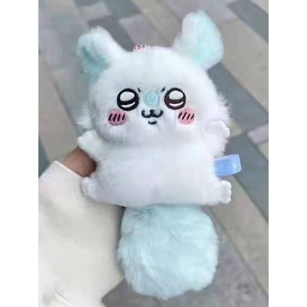 น่ารักการ์ตูน Chikawa อะนิเมะ Momonga ตุ๊กตาตุ๊กตาจี้ลูกปัดพวงกุญแจสาว Kawaii กระเป๋าจี้ Momonga ตุ๊