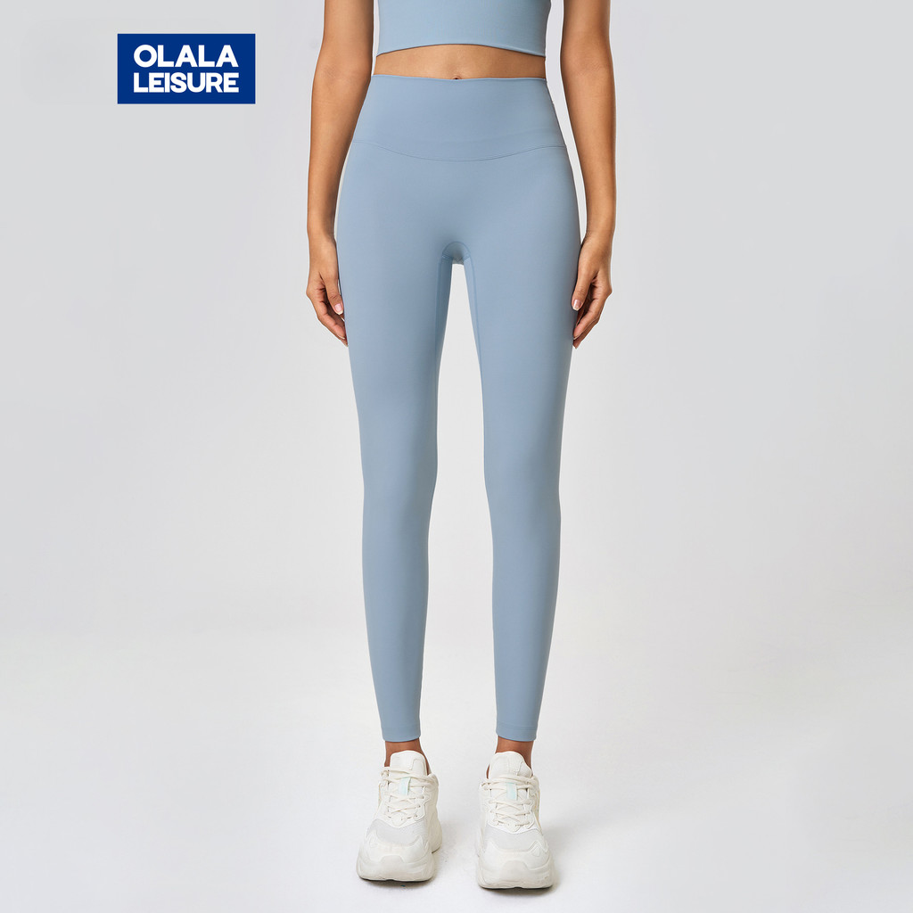 Olala Leisure  Yoga Pants High Waist Soft Stretchy Sports Pants Running Fitness Leggings