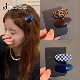 Jojo COCO คลิปคู่ช็อคโกแลตกิ๊บติดผมระดับไฮเอนด์เครื่องประดับ…