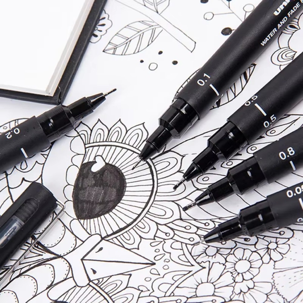 1PC ญี่ปุ่น UNI เข็มหลอดเจลปากกา PIN-200 การออกแบบการ์ตูน 0.05-0.8 มม.วาด Outline กันน้ํา Tracing ดินสอ Art เครื่องเขียนอุปกรณ์สํานักงาน - รูปที่ 3