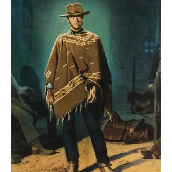 เสื้อคลุมคอสคลุมไหล่สีทองเสื้อคลุมย้อนยุคเม็กซิกันชุดการแสดงคาวบอยตะวันตกยุคกลางชุดชายและหญิง