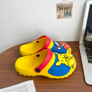 [พร้อมสต็อก] [1155คนเก็บ] รองเท้าหลุมหญิงหมีพูห์กันลื่นอินอิ…