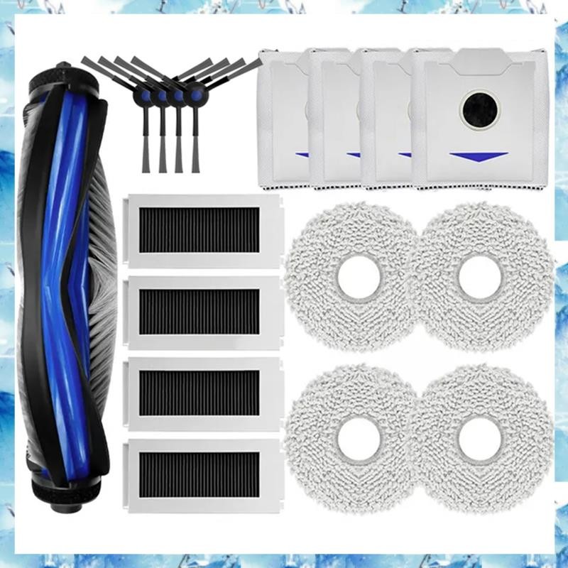 [ ] สําหรับ Debot N30 Omni / N30 Pro Omni อะไหล่ทดแทนอุปกรณ์เสริมหลักแปรงด้านข้าง Hepa Filter Mop ถุ