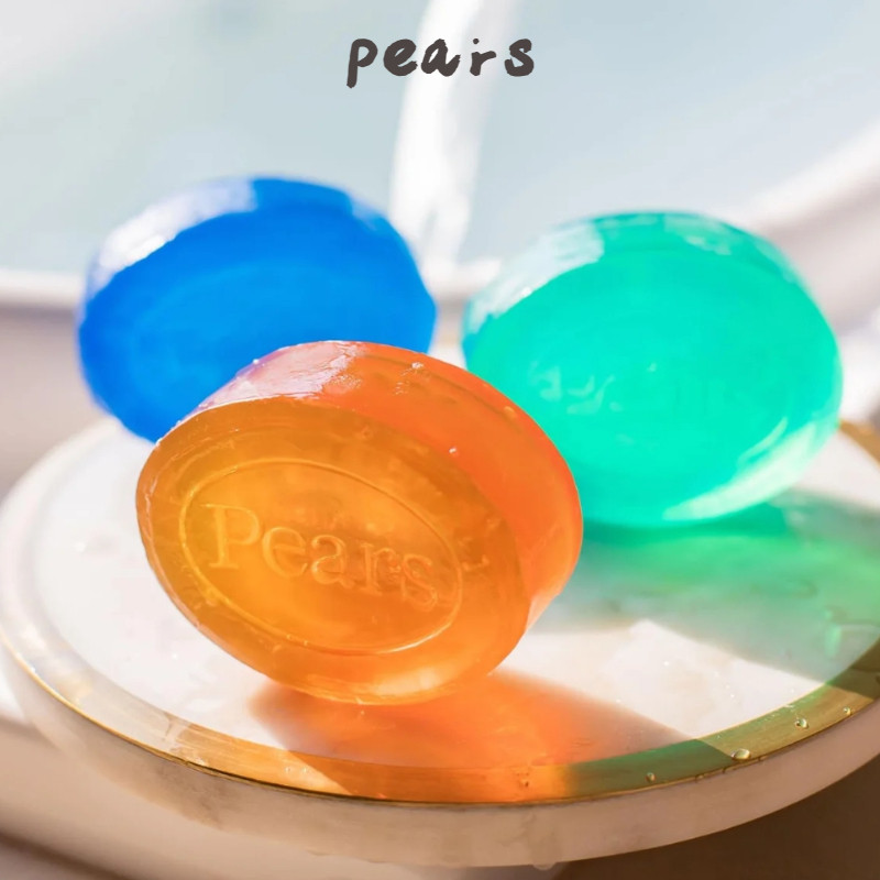 PEARS สบู่อาบน้ำ กลิ่นหอมติดทนนาน น้ำมันหอมระเหยอเนกประสงค์ สบู่ทำมือ