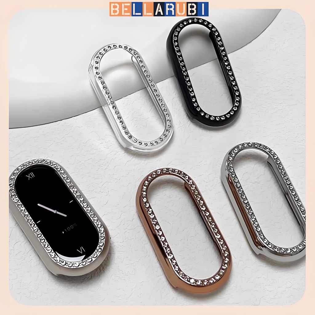 กลวงกรณี for Mi Band 9/10 PC แข็งแรงกันชนป้องกันหน้าจอโดยไม่มีอุปกรณ์เสริมฟิล์ม for Xiaomi Mi band 9/10