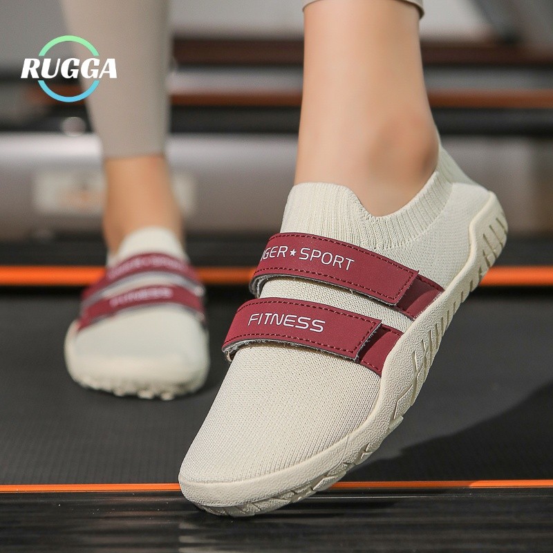 RUGGA 2025 ใหม่ Unisex รองเท้า Deadlift สำหรับฟิตเนสและโยคะ ทนทานต่อการลื่น และเหมาะสำหรับการวิ่ง