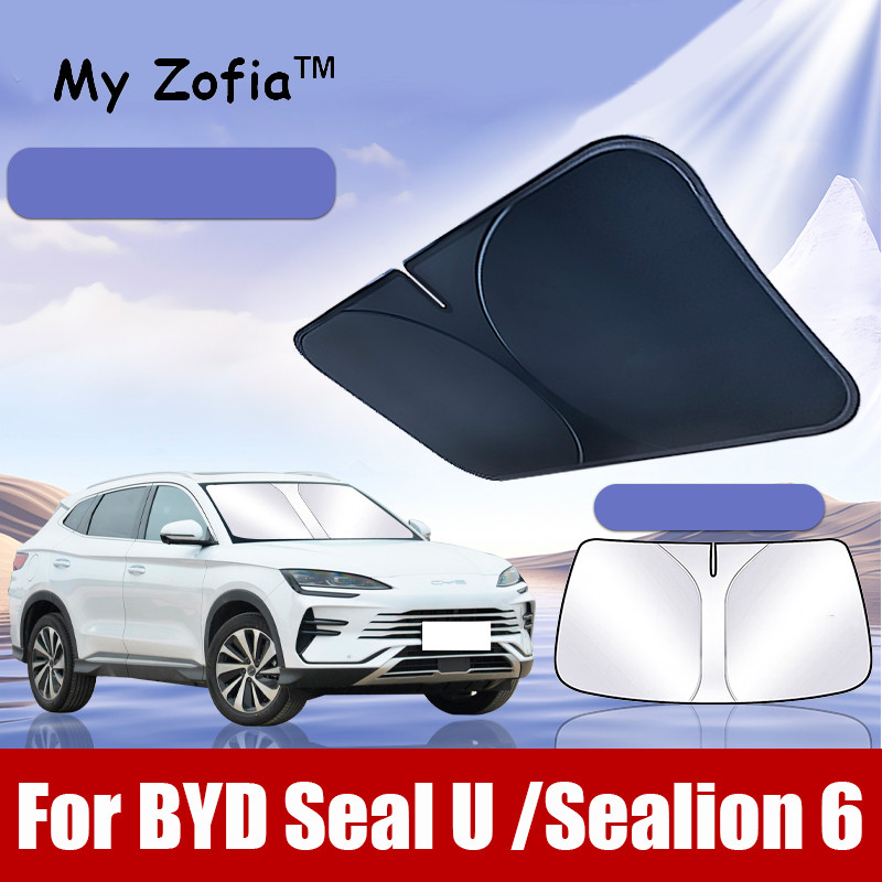 สําหรับ BYD Seal U Sealion 6 เพลง Plus 2024 2025 กระจกรถยนต์บังแดด Anti UV Protection Auto Parts