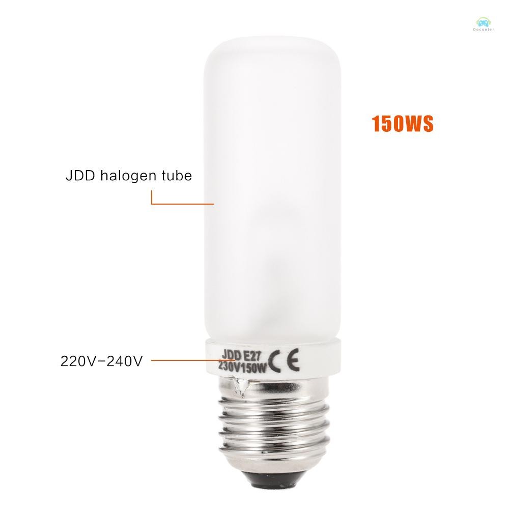 Yb2 การถ่ายภาพโคมไฟ JDD E27 150W 2800K สตูดิโอ Strobe การถ่ายภาพแฟลชการสร้างแบบจําลองหลอดไฟ 220 V-240 V / 230 V