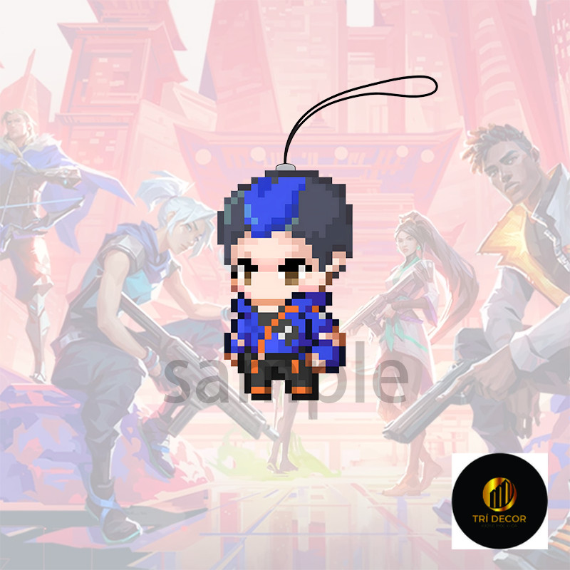 Fearless Contract Valorant Pixel Style สมาชิกทั้งหมด Peripheral Mobile Phone Chain Jetwind mini Pend