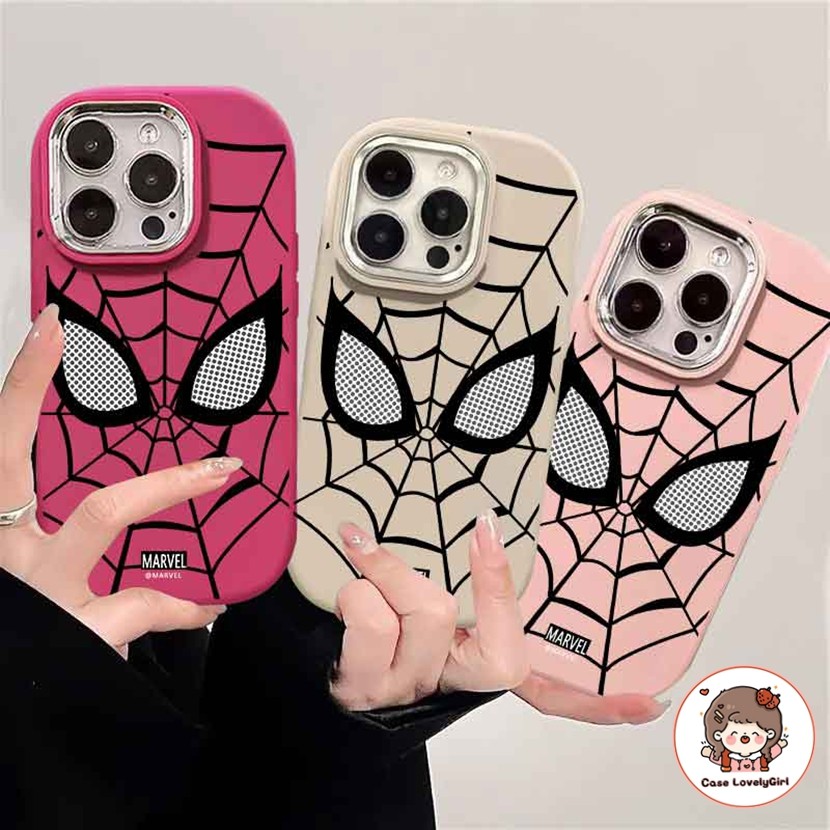 Ins เจ๋ง Spider-Man เคส Vivo V30 5G V29E V27 V23 V20Pro S1 Y200 Y100 Y17S Y15S Y20S Y21 Y22 Y36 Y27S Y50 Y30 Metal Case