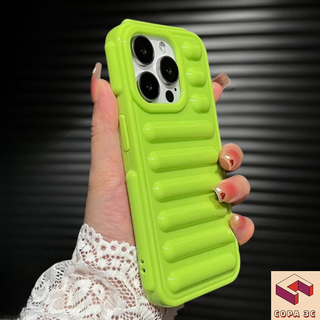 [เคสแคปซูล/TPU Soft/colorful/green] เคสเข้ากันได้กับ iphone 11 12 13 14 15 16 pro max plus
