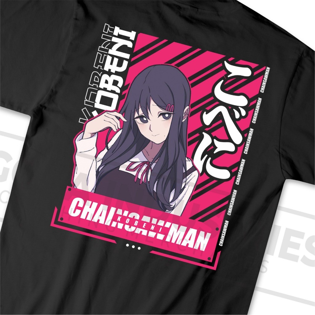 เสื้อยืดอนิเมะ Chainsawman Kobeni