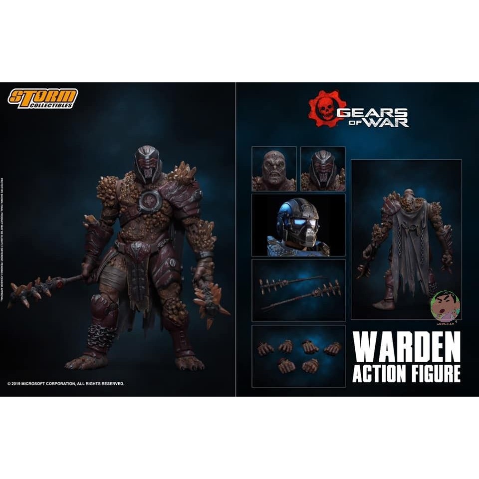 ของเล่นพายุ Gears of war WARDEN ACTION FIGURE