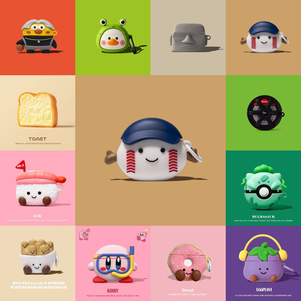 เคสหูฟัง ใช้ได้กับ: Jeep EW011 เคส Case สําหรับ Jeep EW011 เคสหูฟังบุคลิกภาพเป็ดเบสบอลหมวก faux toas