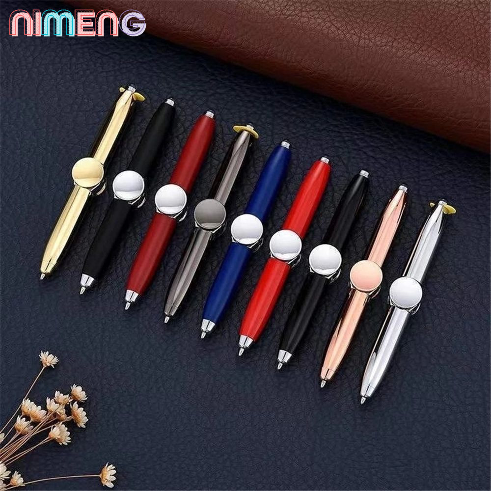Nimeng Fidget Spinner ปากกา LED Multi-Function Decompression Gyroscope