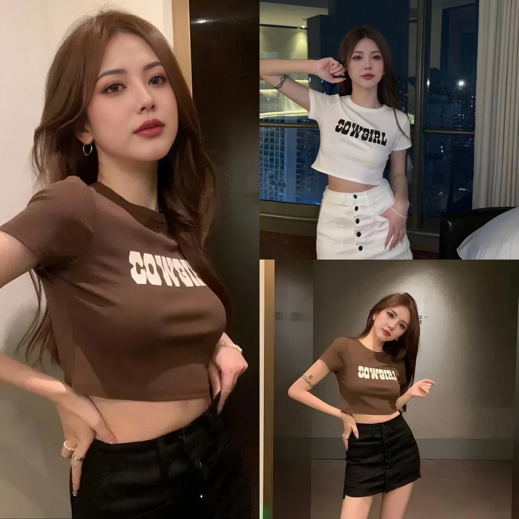 ใหม่! เสื้อครอปแขนสั้นสไตล์ Y2K ที่จะทำให้คุณดูทันสมัยและโดดเด่น