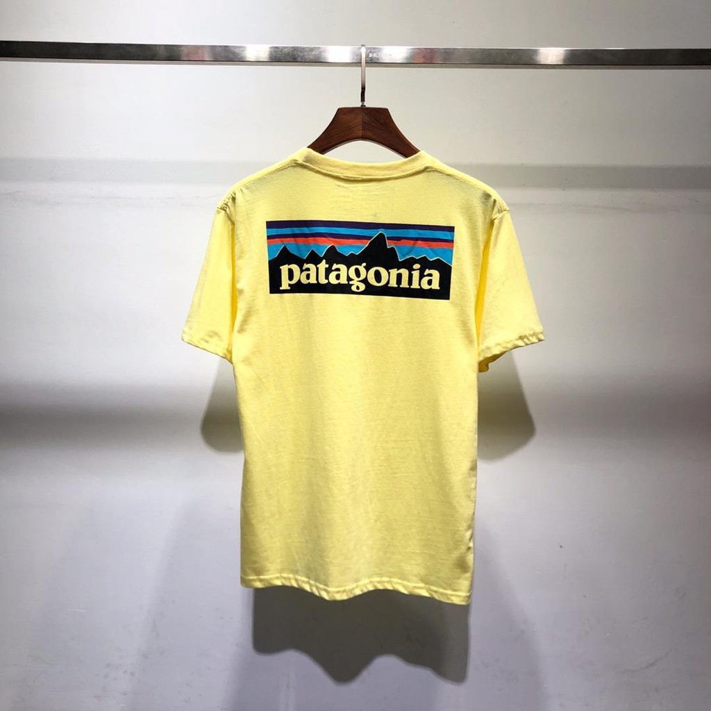 ปกติ เสื้อยืดแขนสั้นพิมพ์ลาย Patagonia / Patagonia 1973 Ins