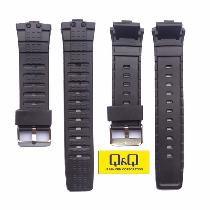 QQ Q&Q GW80 RUBBER WATCH STRAP Q&Q M GW-80 WATCH STRAP