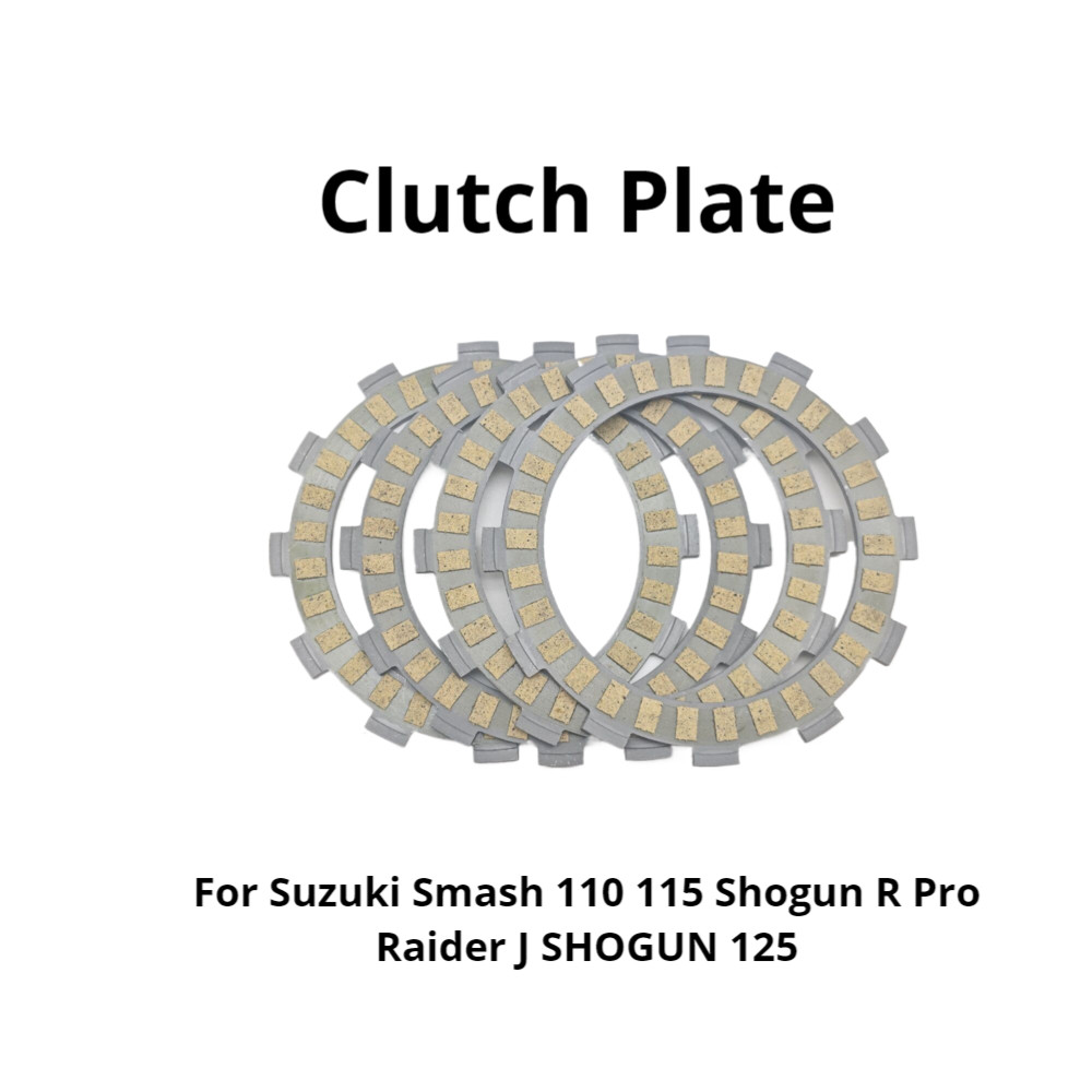 สําหรับ Suzuki Smash 110 115 SHOGUN R Pro Raider J SHOGUN 125 รถจักรยานยนต์คลัทช์แผ่นคลัทช์แรงเสียดทานแผ่นซับ