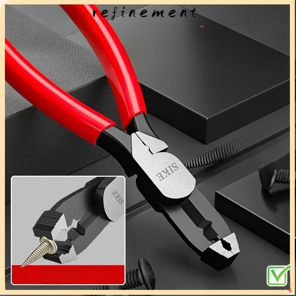 การกรอผิว คีมถอดสกรูคีมดึงสกรูแบบปรับได้ระดับมืออาชีพเครื่องมือมือสกรูมัลติฟังก์ชั่น 8 นิ้วสากล