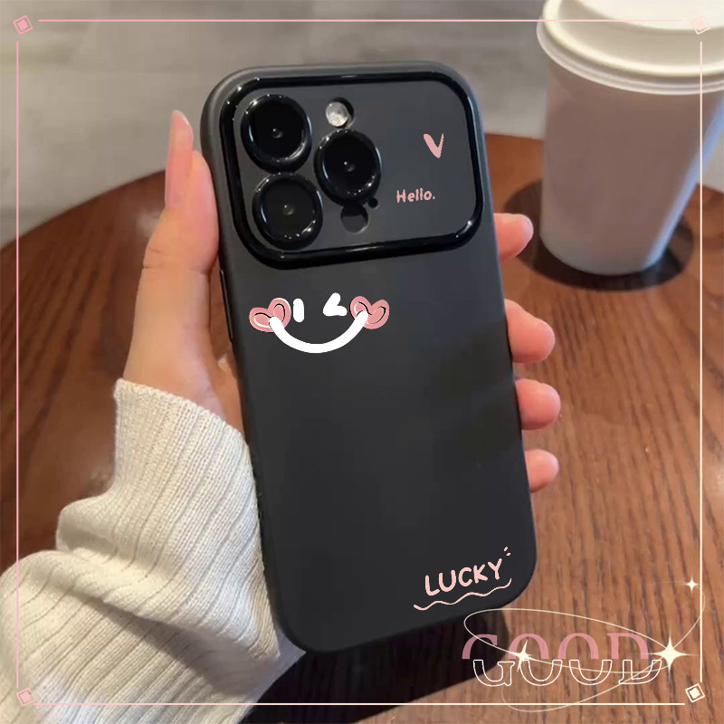 Good ส่งจากไทย ซิลิโคน เคสไอโฟน กันกระแทก เคสกันกระแทก สําหรับ 11 12 13 14 15PRO MAX 7Plus XS/R XSMax ใบหน้ายิ้มแย้ม