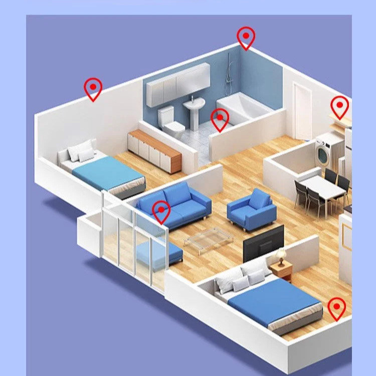 ✨ขายดี✨(ขนาดมินิ)กล้องวงจรปิดตาแมวในครัวเรือน รุ่นฮิตขายดี/กล้อง HD mini WIFI การตรวจสอบและการควบคุมระยะไกล/อินฟราเรดมองเห็นกลางคืน