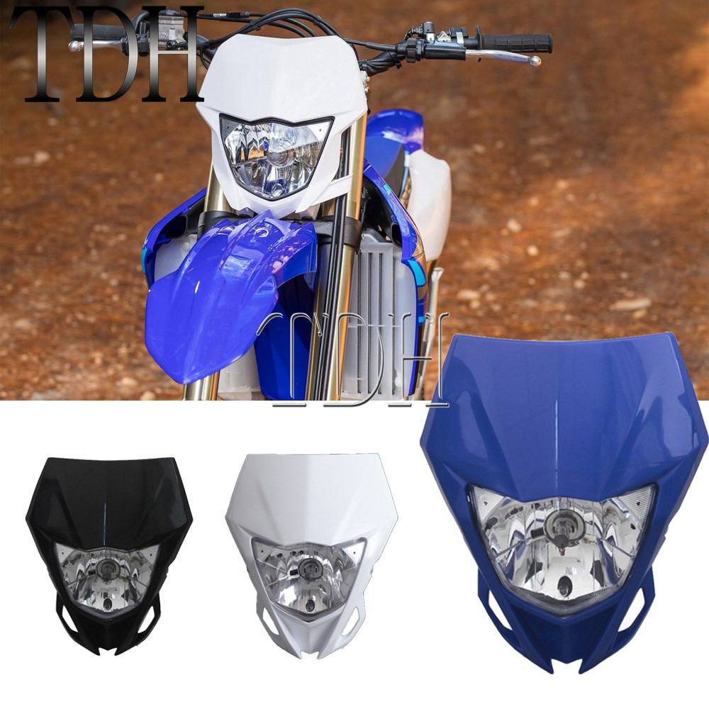 TH Enduro Supermoto Headlight Front Light Dirt Bike Motocross Head Light For YAMAHA WR250F WR450F WR