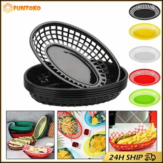 สินค้ามีคุณภาพ 1ชิ้น ตะกร้าใส่ผลไม้พลาสติก ใส่ผัก ของทอด สำห…