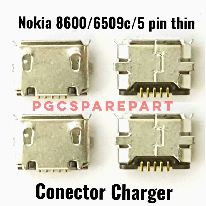 Pgc99 Original Connector Charger Nokia 8600 6509C 5 พินบาง - Cas Connector