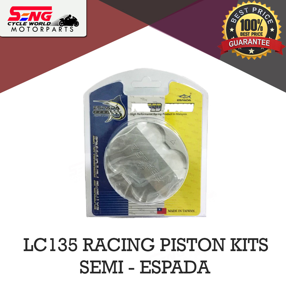 YAMAHA LC135 RACING PISTON KITS (SEMI) 57MM/60MM/62MM - ESPADA