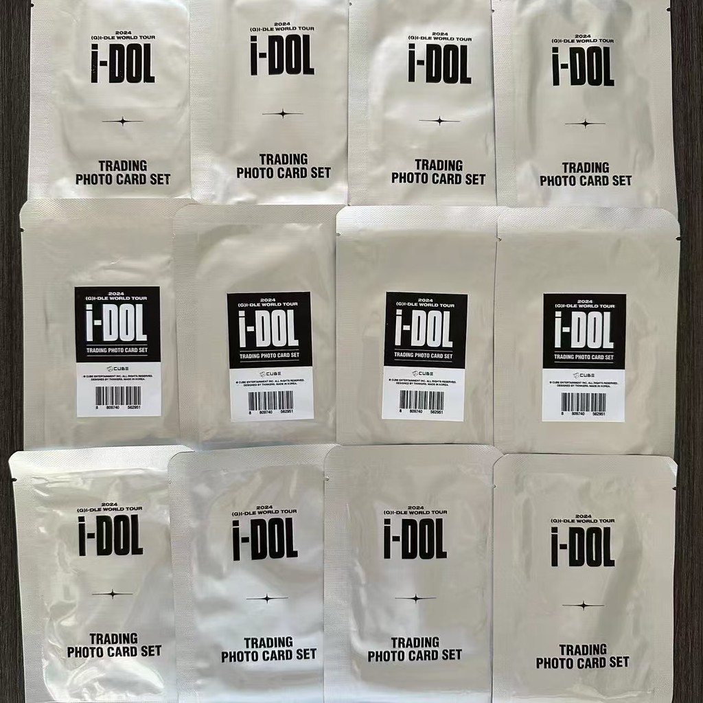 1 แพ็ค 2024 (G)I-DLE World Tour I-dol Trading Photo Card Set Gidle