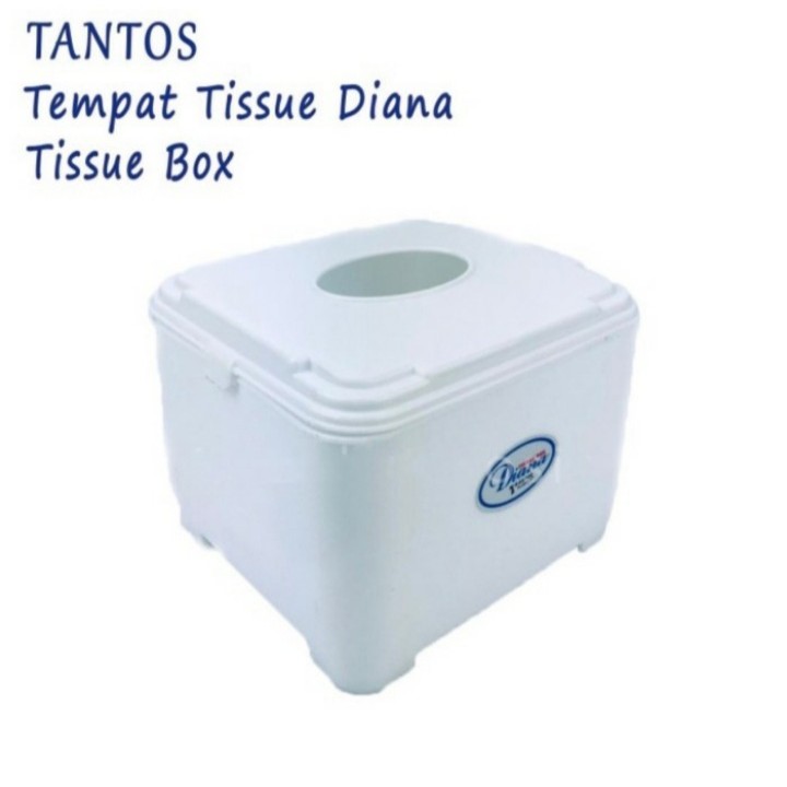 TISSUE BOX HOLDER - POP UP TISSUE BOX - WHITE TISSUE HOLDER - DIANA TANSUE BOX - TANTOS TISSUE HOLDE