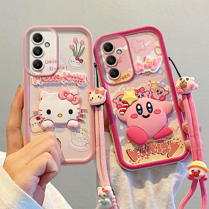 Samsung Galaxy s21 s21 fe s21 plus s21 ultra s22 s22 plus s22 pro s22 ultra s23 s23 fe s23 + s23 ultra s24 plus s24 ultra s24 ultra s24 fe 5g เคสโทรศัพท์สุภาพสตรีกันกระแทกซิลิโคนรวมทุกอย่าง เคสป้องกันพร้อมเชือกเส้นเล็ก