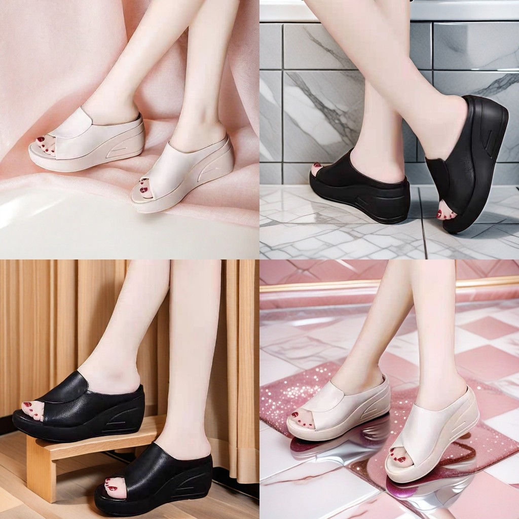 รองเท้าแตะสูงหนาสำหรับสาวๆ แฟชั่นทันสมัยที่เหมาะกับทุกโอกาส