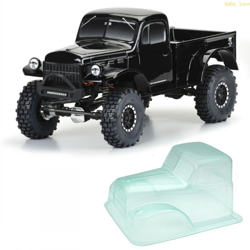 Dasbsug 313 มม.ฐานล้อ Rc รถกระบะรถบรรทุก Shell Clear Body Shell สําหรับ SCX10 อะไหล่รถยนต์