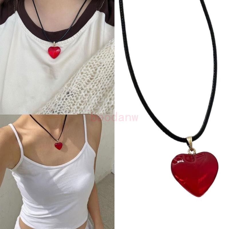Bdw ยาว Love สร้อยคอผู้ชายผู้หญิง Chocker Party อุปกรณ์เสริมสําหรับผู้หญิงสาวผู้ชาย
