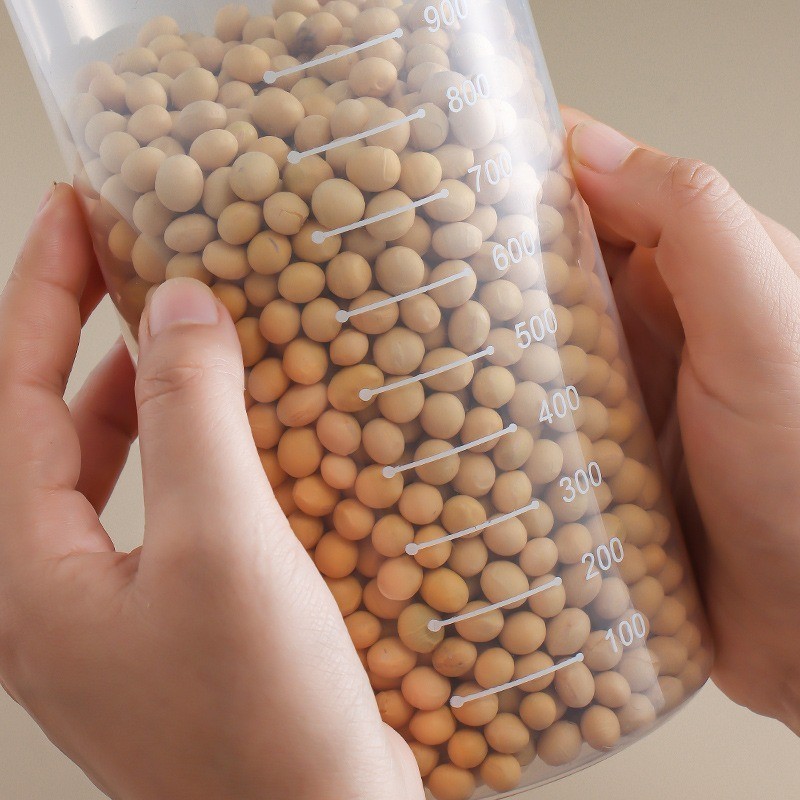 โถสุญญากาศแบบปิดสนิท กล่องถนอมอาหาร ซีลกันความชื้นและเก็บความสด เหมาะสำหรับธัญพืช ถั่ว ขนม ฯลฯ ที่เก็บของในครัว - รูปที่ 3